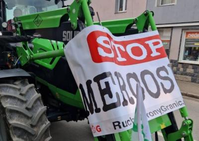 Ükininkai protestuoja dėl ES-Mercosur susitarimo. Facebook nuotr.