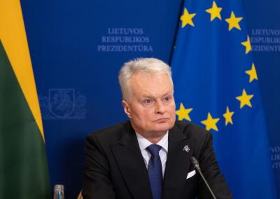 LR Prezidentas Gitanas Nausėda. Prezidentūros nuotr.